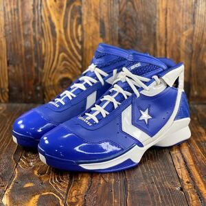 Rare Converse Wade 3 All Star Pro Leather‎ Basketball Shoes Blue/White Size 11.5